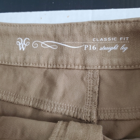Coldwater Creek Tan Pants 16P Very Soft - Picture 4 of 14